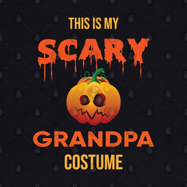 This Is My Scary Orange Pumpkin Halloween GrandPa Custome by Productcy